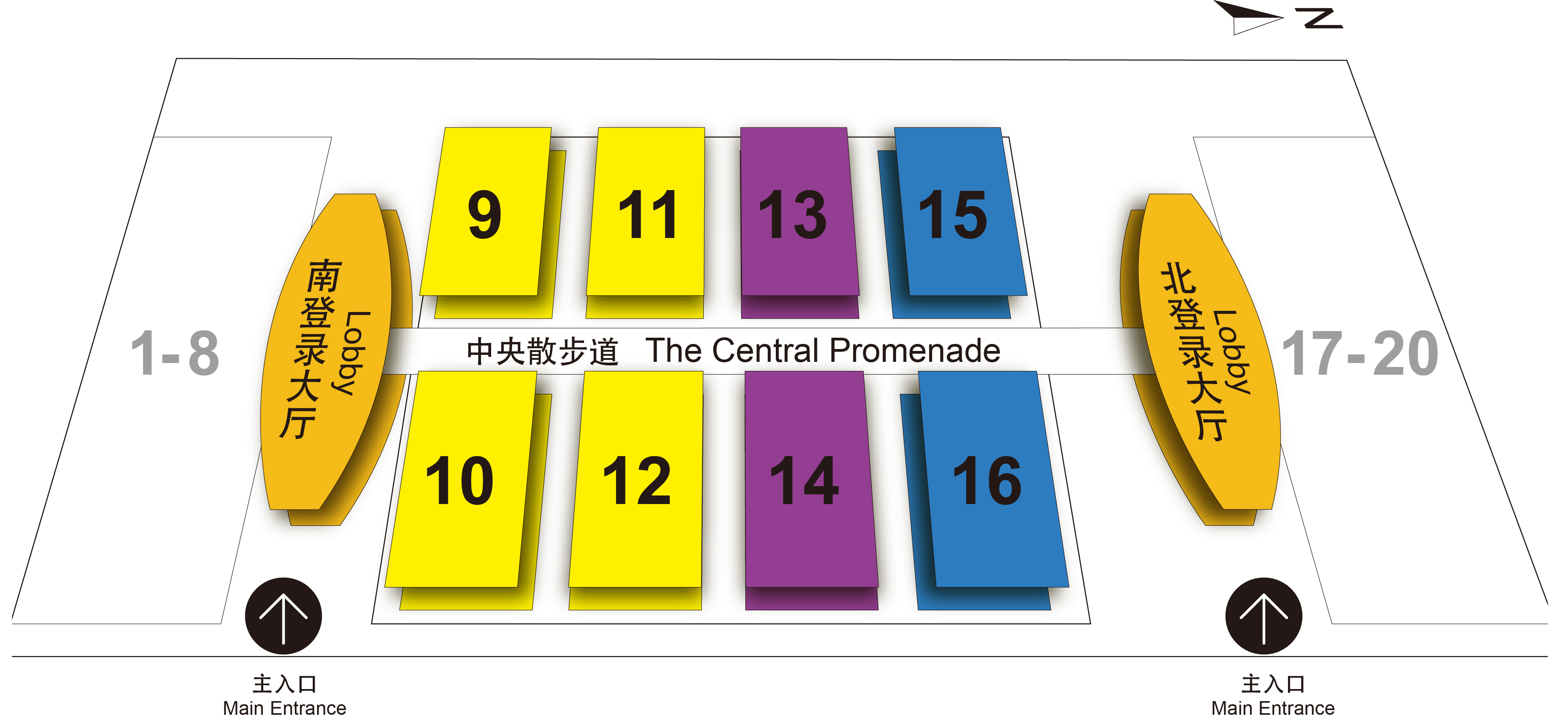 深圳国际会展中心(福永新馆)平面图