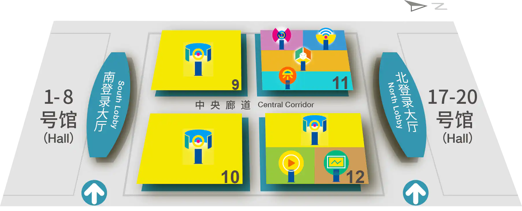 深圳国际会展中心(宝安新馆)平面图